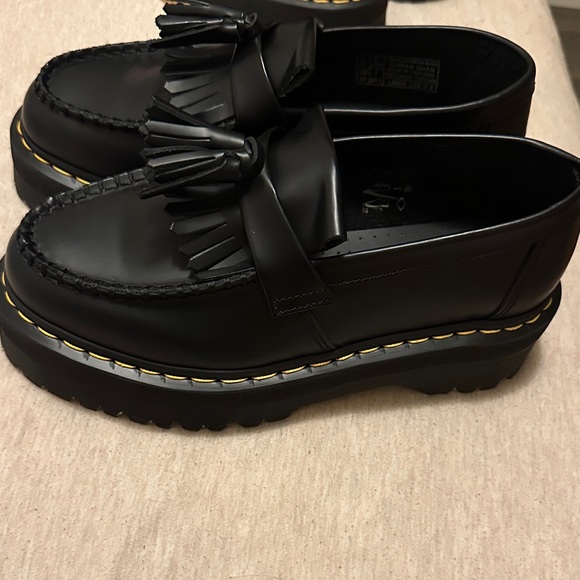 Dr. Martens Black Leather Tassel Loafers - Picture 4 of 7